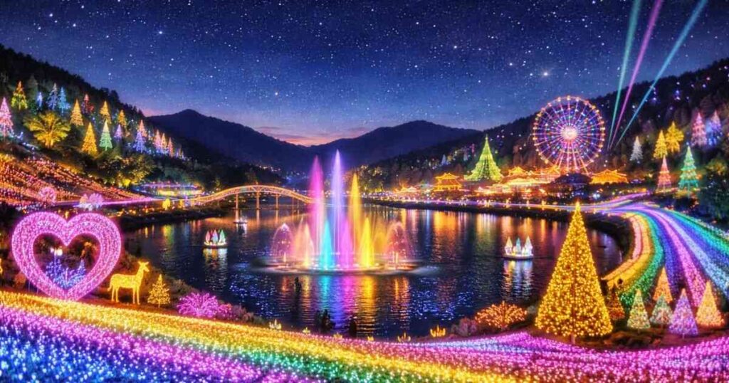 相模湖プレジャーフォレストのモリモリイルミネーションはいつまで？料金・たまごっちグッズも紹介