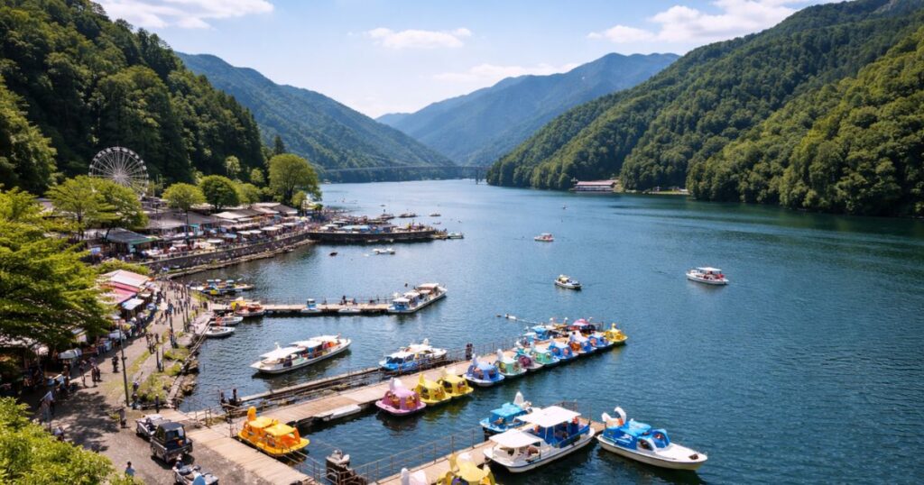 神奈川・相模湖観光マップ！車なし・車ありで回るモデルコースと駐車場ガイド